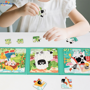 Libro de Rompecabezas Educativo 3 en 1 para Niños de 3 a 8 Años: Temas de Animales, Océano, Dinosaurios, Cuentos de Hadas y Tráfico - Product Image 3