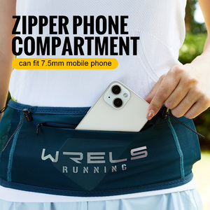 WRELS Heuptas Direct Verzendklaar Lichtgewicht Buiktas Multi Pocket Verstelbare Riemen Sport Heuptasje Ritssluiting Hardloopriem - Product Image 2
