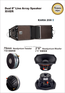 プロ仕様 ラインアレイ 最高品質 デュアル 8インチ KARAII <span class=keywords><strong>DJ</strong></span>スピーカー ラウドスピーカー オーディオ音響機器 KARA2 - Product Image 5