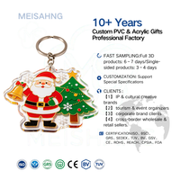 Gantungan Kunci Akrilik Shaker Custom Lucu Bergambar Kartun Fleksibel Natal dengan Payet, Liontin Custom Teks Logo, Gantungan Ransel, Ornamen Pohon Natal