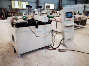 เครื่องดัดอลูมิเนียมสำหรับประตูหน้าต่าง E-WORLD สำหรับ PVC/UPVC/สแตนเลส 220V/380V 10.5KW ความปลอดภัยสูง รับประกัน 1 ปี - Product Image 6