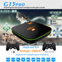 Boîte de jeu SYTA G15 Pro HD 6K G5 Console de télévision intelligente avec manette sans fil 4K HD Android TV Box Type de prise EU US Japon