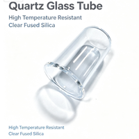 Placa de Cuarzo Transparente de Alta Temperatura, Accesorios de Vidrio para Laboratorio, Espesor de 0.1-800 mm, para Ingeniería Química