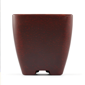 Purple Clay Bonsai <b>Pot</b> 10x11.5 Cm <b>With</b> Drain Hole For Indoor <b>Plants</b> - Product Image 1