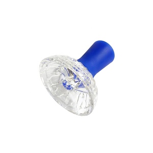Bol à chicha transparent en cristal, tête de bol à chicha en cristal pour <span class=keywords><strong>tabac</strong></span>, accessoires pour chicha - Product Image 5