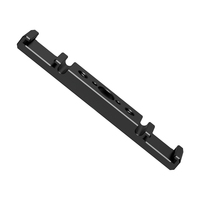 Barre d'extension en alliage d'aluminium pour support de chaussure froide double Barre d'extension pour trépied Support de microphone Barre transversale pour appareils photo SLR d'action