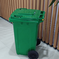 Poubelle à roulettes en plastique 100L 120L 240L 660L