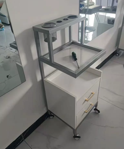 รถเข็นร้านทำผมรุ่นใหม่ - รถเข็นสำหรับจัดแต่งทรงผมและทำสีผมเฉพาะร้านทำผม พร้อมชั้นวางของอเนกประสงค์ - ร้านทำผม - Product Image 4