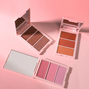 Paleta de Maquillaje 3 en 1 <span class=keywords><strong>Handaiyan</strong></span>: Corrector, Iluminador y Rubor en Polvo, Paleta de Rubor en Crema al por Mayor, Marca Privada - Product Image 6