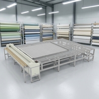 Machine de découpe automatique à couteau à pression pour tissus multicouches, avec roulement de décharge à rouleaux en acier revêtu importé et PLC