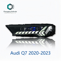 Luces Delanteras LED para Audi Q7 2020-2024, Lentes de Proyector, Faros Delanteros con Animación Dinámica de Señales, Accesorios Automotrices