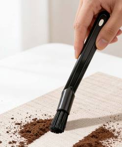 Brosse pour machine à expresso, tête en nylon de 6 pouces, brosse de nettoyage pour expresso, brosses noires pour moulin à café - Product Image 4