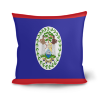 Housse de coussin décorative patriotique avec drapeau du Belize, style ferme, pour la fête de l'Indépendance, pour canapé, décoration intérieure