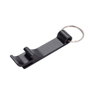 Ouvre-bouteille en alliage d'aluminium avec anneau, ouvre-bière portable, porte-clés, accessoire pour boissons - Product Image 1