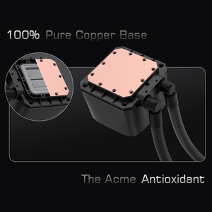 LOVINGCOOL alta eficiencia 360mm <span class=keywords><strong>CPU</strong></span> AIO líquido enfriador 5V Infinite Halos ARGB Aura Sync <span class=keywords><strong>Gaming</strong></span> enfriador de agua para computadora de escritorio - Product Image 4