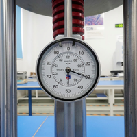 Testeur de compression et de rebond manuel pour caoutchouc et mousse – Machine d'essai de résilience pour matériaux de laboratoire