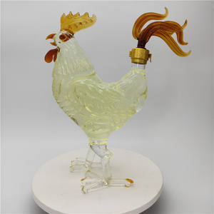 ויסקי עוף 500 מ "ל דקנטר יין-על ידי יין סוחני, תרנגול זכוכית, יין או וודקה לאוהבי ויסקי - Product Image 4