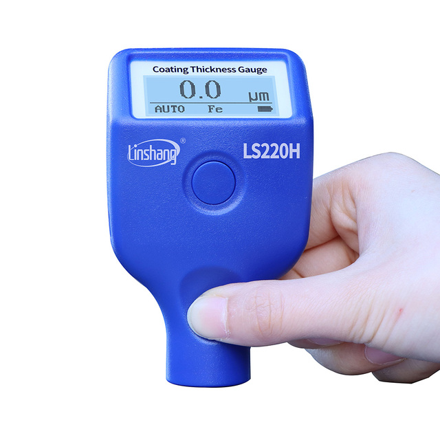 LS220H Digital Coating Thickness Tester Magnetic Ferrous Non Ferrous High Precision Integrated Coating Thickness Gauge