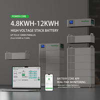 Batterie au lithium Lifepo4 empilable haute tension Enershare EU Stock 20kwh 30kwh 50kwh pour stockage d'énergie domestique, commercial et industriel