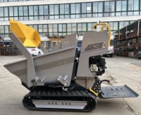 Nouvelle conception, nouvelles options de couleurs pour les mini-dumpers sur chenilles, chargeurs frontaux sur chenilles, moteur Briggs&Stratton, haute efficacité, fiables