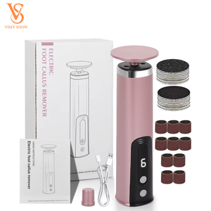 Raspador Eléctrico 2 en 1 <span class=keywords><strong>de</strong></span> Alta Calidad para Pies, Herramienta <span class=keywords><strong>de</strong></span> Manicura y Pedicura con Mango Largo, Removedor <span class=keywords><strong>de</strong></span> Callos y Piel Muerta <span class=keywords><strong>de</strong></span> Acero Inoxidable - Product Image 1