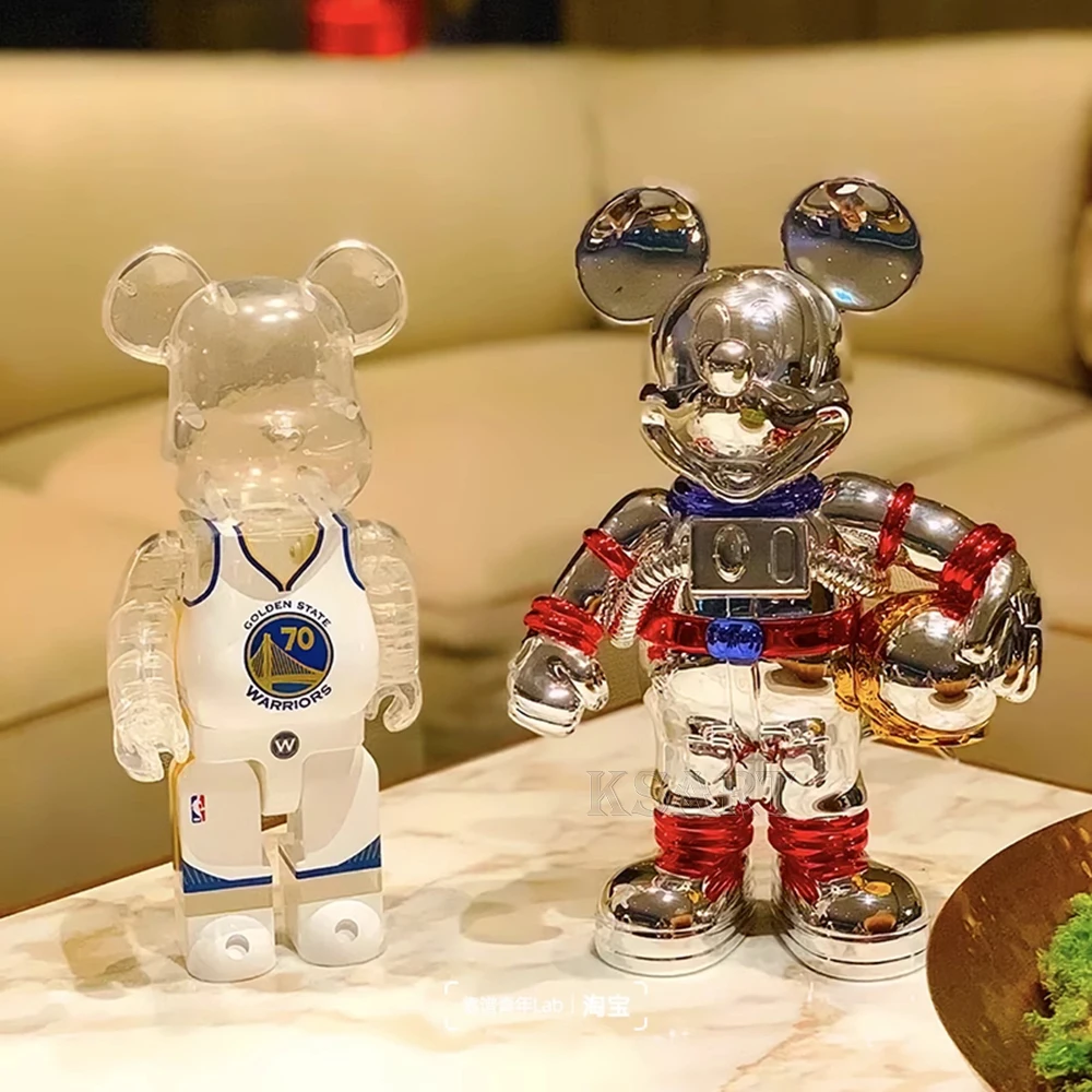 Plated Mickey Astronaut Sculpture Donald Duck Ornament Customized