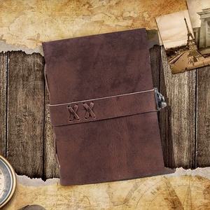 Cuaderno de Cuero Vintage Hecho a Mano, con Cubierta Grabada, Cuaderno de Dibujo, Cuaderno de Bocetos de Piel Sintética, Estilo Retro, Regalo para Artistas - Product Image 6