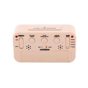 Sản phẩm hot hiển thị kỹ thuật số tháng ngày Nhiệt độ bảng bàn báo động báo lại LCD đồng hồ trở lại ánh sáng BSCI nhà máy - Product Image 6