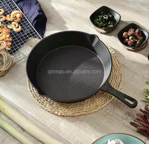 Hot Sale Pre-seasoned <strong>Round</strong> Cast Iron Mini <strong>Egg</strong> Fry <strong>Pan</strong> Price - Product Image 2