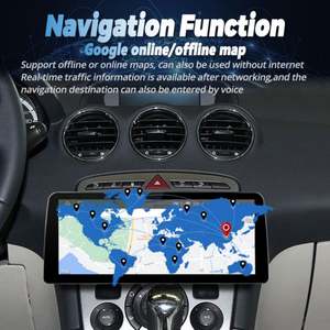 Autoradio avec écran 12,3 pouces, Android 13, lecteur vidéo, stéréo pour Peugeot 408, Peugeot 308, 308SW, GPS, multimédia, Carplay, unité principale - Product Image 2