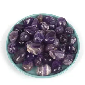 Factory Price Natural Crystals Tumbled Stone Dream Amethyst Freeform Chips Gravel Polished For Decoration
