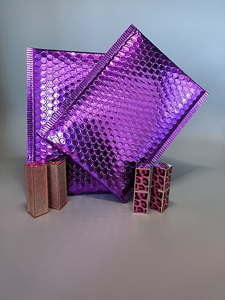 Màu tím kim loại bong bóng bưu phẩm độn bong bóng chuyển phát nhanh túi với kết dính mạnh mẽ nhiều kích cỡ có sẵn - Product Image 4