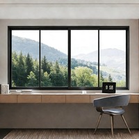 Améliorez le confort de votre balcon avec des fenêtres coulissantes 3i-Low-E en verre et cadre en aluminium pour le contrôle de la lumière sur la terrasse