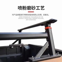 Support de chargement universel en T robuste pour benne de camionnette Toyota Tacoma, en ABS et aluminium, sans perçage, pour le transport tout-terrain