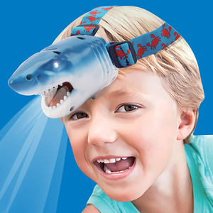 Creative Toy <strong>Fish</strong> Kids Headlamp Adjustable <strong>Fish</strong> Headlamp Musical Head Light <strong>Flashlight</strong> Toy - Product Image 2