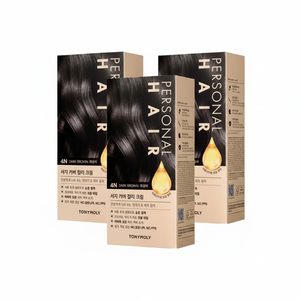 Tonymoly 4N (marrone nero) crema parasole per capelli 100ml alla moda per salone casa uso tinture per capelli 3ea confezione con campione gratuito - Product Image 1