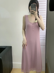 Vêtements pour femmes, robe <span class=keywords><strong>de</strong></span> <span class=keywords><strong>nuit</strong></span> <span class=keywords><strong>en</strong></span> <span class=keywords><strong>coton</strong></span> <span class=keywords><strong>de</strong></span> grande qualité, robe à bretelles pour femmes, vêtements <span class=keywords><strong>de</strong></span> <span class=keywords><strong>nuit</strong></span>, robe <span class=keywords><strong>de</strong></span> <span class=keywords><strong>nuit</strong></span> <span class=keywords><strong>en</strong></span> dentelle - Product Image 3