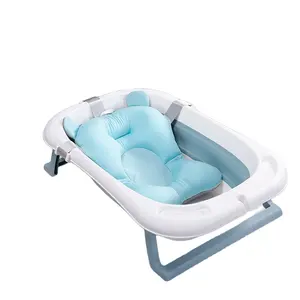 Wholesale bathtub baby price-Durable Using Low Price Plastic Baby Bathtub Foldable Baby Bathtub With Stand For Babies