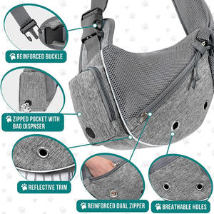 Free sample Recycled Pet Backpack Travel Portable Bag Luxury Designer <b>Dog</b> <b>Carrier</b> Bag <b>Carrier</b> Chest Backpack <b>Dog</b> <b>Sling</b> <b>Carrier</b> - Product Image 2