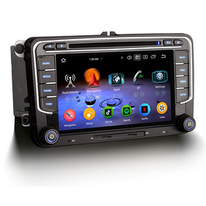 Autoradio Erisin ES6535V Android 14 avec GPS intégré, 4G LTE, CarPlay, DAB, DSP, écran tactile - Pour VW Passat Seat - Product Image 1