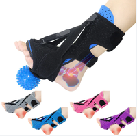 Soporte para el dolor de tobillo, alivio de la tendinitis, caída del pie, talón, arco, fascitis plantar, férula nocturna con almohadilla de espuma viscoelástica suave