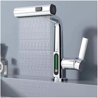 Robinet de cuisine à capteur de luxe en céramique laiton chromé argent évier de cuisine électrique intelligent en acier inoxydable poli classique moderne