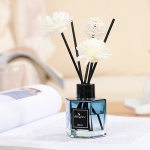 Difusor <span class=keywords><strong>de</strong></span> Aromaterapia sin Llama <span class=keywords><strong>de</strong></span> 50 ml, Botella Hexagonal con Degradado <span class=keywords><strong>de</strong></span> Color, con Varillas Difusoras, Ambientador para Auto, Venta al Por Mayor - Product Image 1