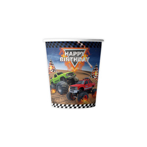 Artículos para Fiestas de Monster Truck Todoterreno, Vajilla, Mantel, Decoraciones, Set de Cumpleaños - Product Image 5