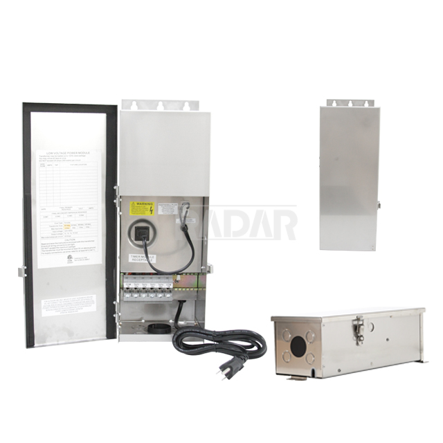 Трансформатор Ландшафтный из нержавеющей стали низкого напряжения 12VAC 300 Вт