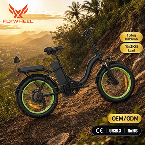 Bicicleta Eléctrica Personalizada de Fábrica China, 20*3 Pulgadas, 13Ah, 48V, Plegable, con Neumáticos Anchos, Bicicleta Eléctrica Híbrida Todoterreno - Product Image 1