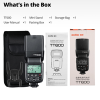 Flash Godox TT600 2.4G Wireless 1/8000s Universal untuk Kamera, Laris Terjual, Cocok untuk Fotografi