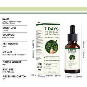 Sérum pour les ongles à l'arbre à thé et au gingembre, 30 ml, marque privée OEM, soin hydratant des cuticules, fortifiant pour les ongles secs, cassants et abîmés - Product Image 6