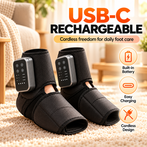 Masajeador de Pies con Airbag de 360 Grados, Envoltura Térmica para Tobillos, Control Remoto Inalámbrico, Máquina Eléctrica de Masaje de Pies para Relajación en el Hogar - Product Image 5