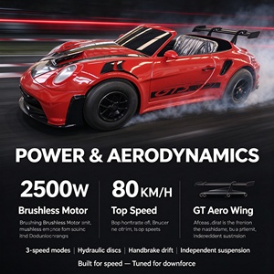 โกคาร์ทดริฟท์ไฟฟ้า GT3 ดีไซน์ 72V 3000W มอเตอร์ไร้แปรงถ่าน 80 กม./ชม. สไตล์เรโทร สำหรับผู้ใหญ่ - Product Image 5